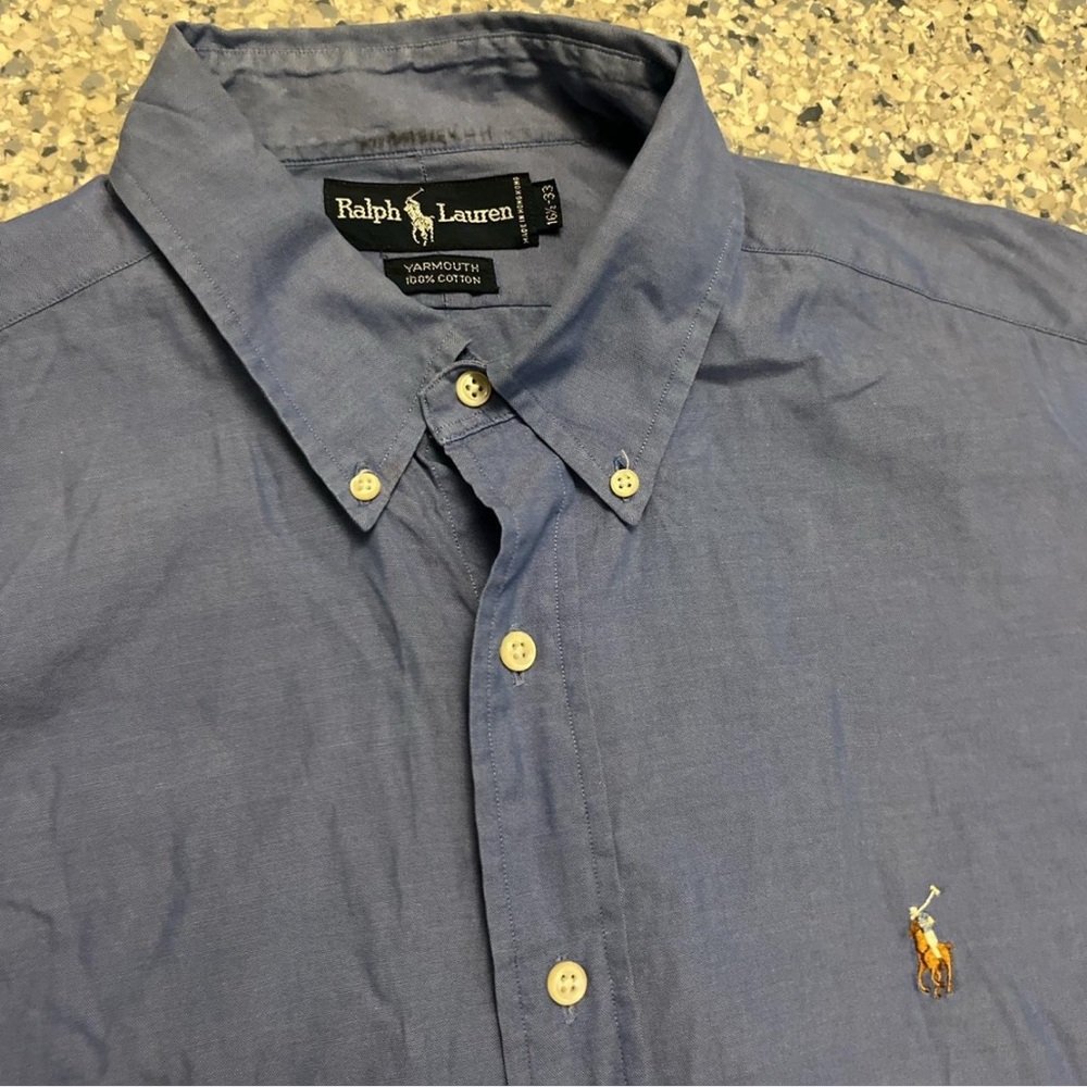 Ralph Lauren Men's Casual Blue Shirt